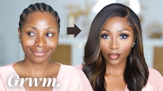 GET READY WITH ME  A CLASSY MAKEUP TRANSFORMATION [upl. by Tennek]