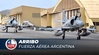 Ejercicio Salitre 2022 Arribo de Argentina con sus A4AR Fightinghawk y IA63 Pampa III [upl. by Siurad]