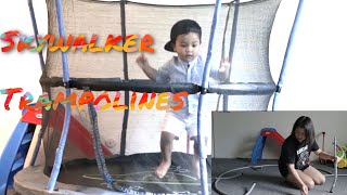 How To Assemble Trampoline  Skywalker Mini Trampolines  Aarons World [upl. by Ennovart]