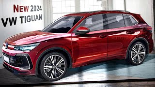 Redesigned VW Tiguan 2024  OFFICIALLY First Teasers amp Our New Renderings [upl. by Azerila888]