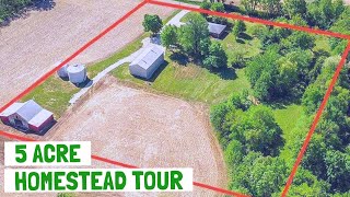 New 5 Acre Homestead Property Tour [upl. by Rebeh837]