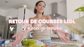 Retour de courses LIDL PLUS JAMAIS amp Recettes délicieuses et rapides [upl. by Windham]