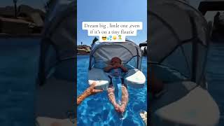 Floaties are the best beds 😎💦🏝☀️ baby mambobaby cute babyswimlessons foryou summer cutebaby [upl. by Jacobsen]