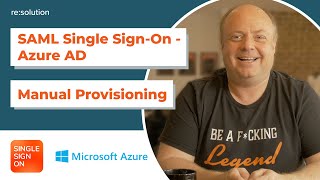 How to configure SAML Single SignOn with Azure AD using Manual Provisioning [upl. by Mclaughlin]