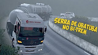 SIMULANDO A DESCIDA DA SERRA DE UBATUBA  MB 1938S NO BITREM ETS 2 152 MODS [upl. by Ydualc886]