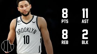 Ben Simmons Highlights  Nets vs Bulls  1st Nov 2024 [upl. by Ahsinelg]