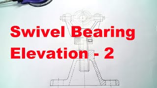 Swivel Bearing Half Sectional Elevation 2 [upl. by Nauhs370]