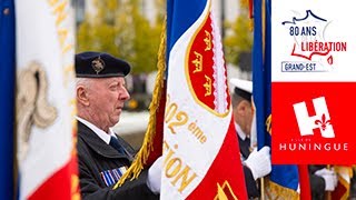 VILLE DE HUNINGUE COMMEMORATION 80 ANS LIBERATION [upl. by Coad110]