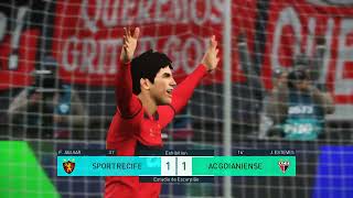 Pro Evolution Soccer 2018 Sport Recife vs AC Gaianiense  4K [upl. by Barolet]