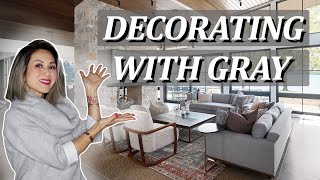 DECORATING WITH GRAY 🩶 How to Update Gray in Your Home for a Modern Refresh [upl. by Gerome]