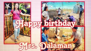 VLOG 299 PART 1 BIRTHDAY NI MRS DALAMAN  PAGLULUTO AT CHIKAHAN [upl. by Kathlene836]