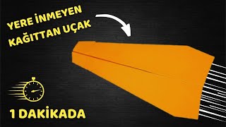 1 Dakika Kağıttan Uçak Yapımı  Origami [upl. by Danyluk879]