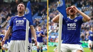 Vardy howling celebration trolling Wolves [upl. by Elmaleh]