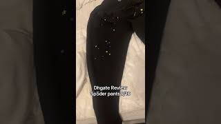 Spider Sweatpants from DHGate Review 🔥 SpiderSweatpants DHGate FashionReview [upl. by Nylia513]