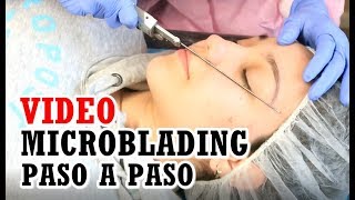 MICROBLADING PASO A PASO [upl. by Sopher472]