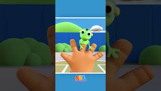 Chameleon Finger Family  Learn Colors shorts kidssong nurseryrhymes abclearningclub [upl. by Nitsirk337]