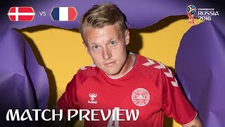 Simon Kjaer Denmark  Match 37 Preview  2018 FIFA World Cup™ [upl. by Aicetel722]