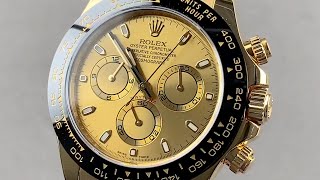 Rolex Daytona Steel Gold 116503 Cosmograph Daytona Luxury Watch Review [upl. by Aiek462]