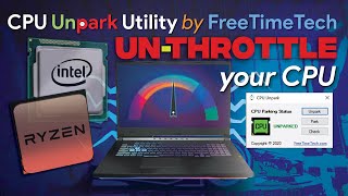 CPU Unpark Utility  Unthrottle your CPU [upl. by Ateuqirne]