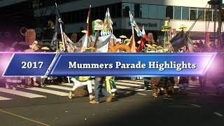 2017 New Years Mummers Parade Highlights [upl. by Harac103]