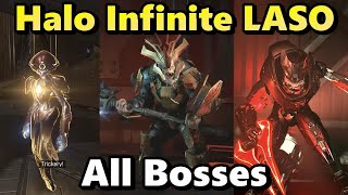 Halo Infinite LASO All Main Boss Fights Legendary All Skulls On  Headmaster Achievement [upl. by Arras]