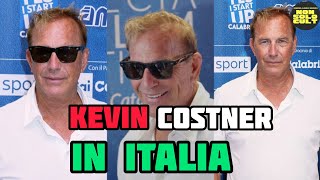 KEVIN COSTNER IN ITALIA KEVIN COSTNER IN CALABRIA KEVIN COSTNER MAGNA GRAECIA FILM FESTIVAL [upl. by Alrahs]