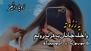 Janan Ba Derla Rawalam SlowedReverb [upl. by Dallon545]