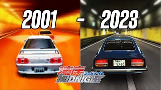 Evolution of Wangan Midnight Games  2001  2023 [upl. by Jefferson]