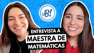 Entrevista a Lic en Docencia de las Matemáticas ✖️🧡➕¿ Quieres estudiar docencia ft Profe Luisa [upl. by Airtemed]