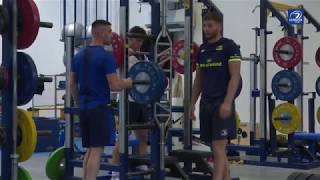 Inside the Leinster gym with our athletic performance coach  Preseason 201718 [upl. by Anibor]