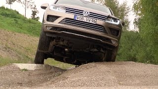 Volkswagen Touareg OffRoad Test Drive [upl. by Yenffit526]