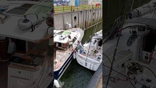 🛥️ Vlissingen Netherlands🇳🇱 Sluicebox TravelwithHugoF boatlock sluicebox sluice sluis [upl. by Waki]