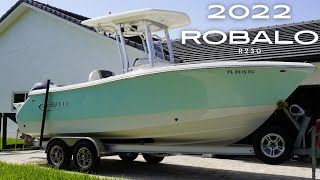 2022 Robalo R230  Blue Top Yachting [upl. by Ellehsem]