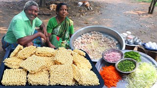 SPICY CHICKEN NOODLES RECIPE  Tasty Chicken Noodles Cooking and Eating  Village Daddy Channel [upl. by Vaden]