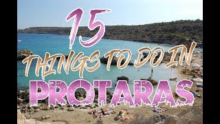 Top 15 Things To Do In Protaras Cyprus [upl. by Imhskal]