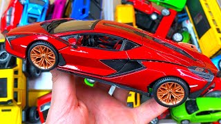 New Burago Lamborghini Sian FKP 37 diecast metal 124 scale model Burago Cars [upl. by Eldridge]