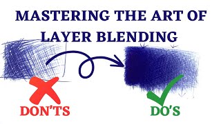 Master Layer Blending with Only Your Ballpoint Pen Tips [upl. by Naes]