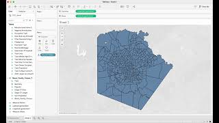 Creating a map of Bexar county census tracts [upl. by Thebazile]