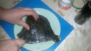 Камбала Как вкусно приготовить рыбу Жареная камбала Простой рецепт [upl. by Alvis]