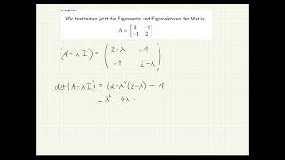 Eigenwerte und Eigenvektoren einer Matrix [upl. by Federica]