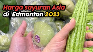 Intip Harga Sayuran Asia tahun 2023 di Asian Supermarket  Canada [upl. by Aronle1]