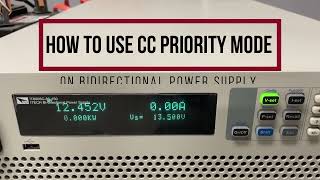 How to set CC Priority Mode on IT6000C power supply [upl. by Anialem]