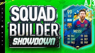 Fifa 20 Squad Builder Showdown TOTS MESSI VS W2S [upl. by Arther]