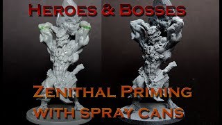 Painttech 07  Zenithal Priming with Spray Cans [upl. by Eatnahc]