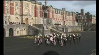 The Band of HM Royal Marines BRNC  Last ever parade at BRNC Dartmouth [upl. by Airak]