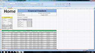 Excel Amortization Table [upl. by Idnarb]