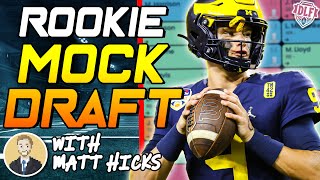 4Round 2024 Superflex Rookie Mock Draft ELITE Rookie Class [upl. by Saunders]