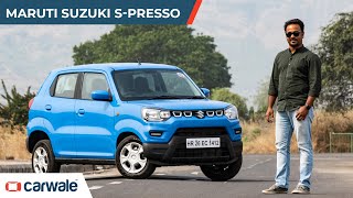 Maruti Suzuki S Presso Review  Looks Are Often Deceptive  CarWale [upl. by Dorfman]