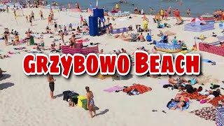 GRZYBOWO BEACH  PLAŻA GRZYBOWA [upl. by Cyrilla]