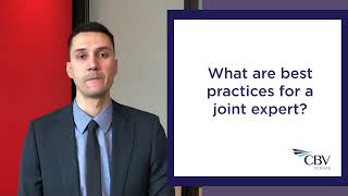 CBV Insights Litigation Video Series  Joint Expert Mandates [upl. by Ankney506]